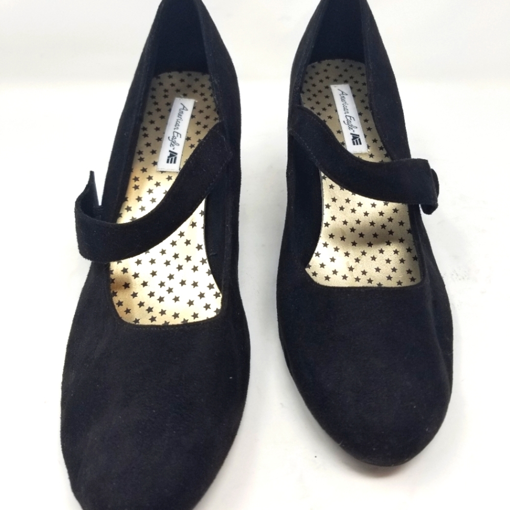 American Eagle Black Mary Janes Size 13